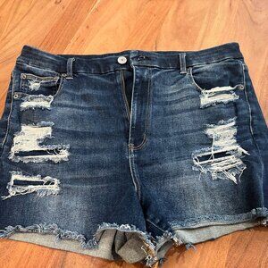 American Eagle Jean Shorts- next level stretch - size 18